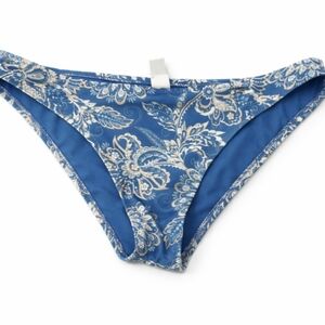 Cupshe Blue and Cream Bikini Bottom